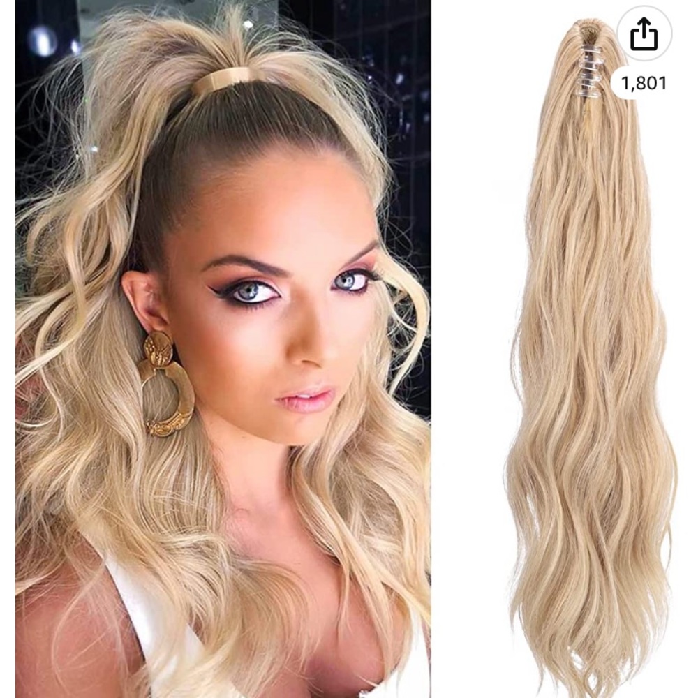 PONYTAIL EXTENSION CLAW CLIP 20”